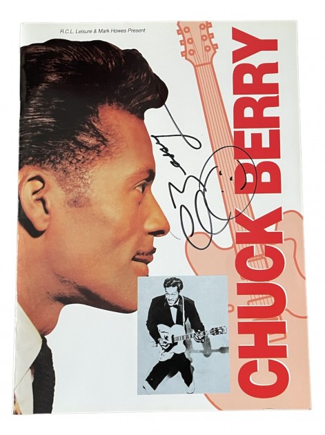 Chuck Berry Signed Tour Programme