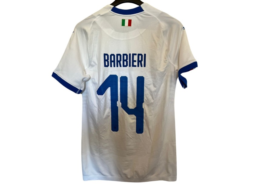 Barbieri's Italy U19 Match Shirt, 2019/20