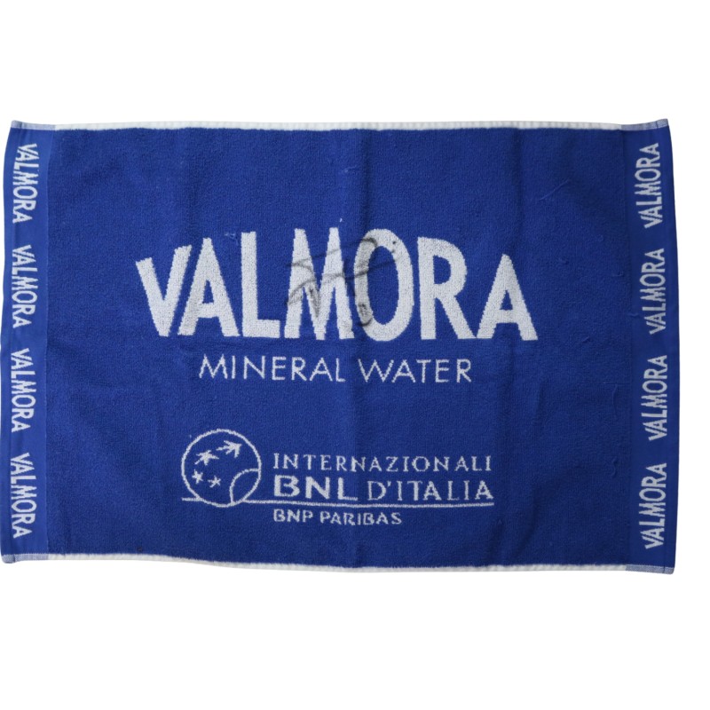 Used Valmora Towel, 2025 Rome ATP Masters 1000 - Signed by Fabio Fognini