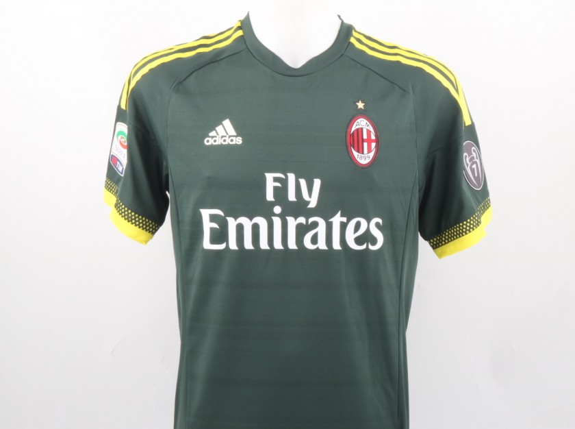 Honda Match Issued/Worn Shirt, Serie A 2015/16
