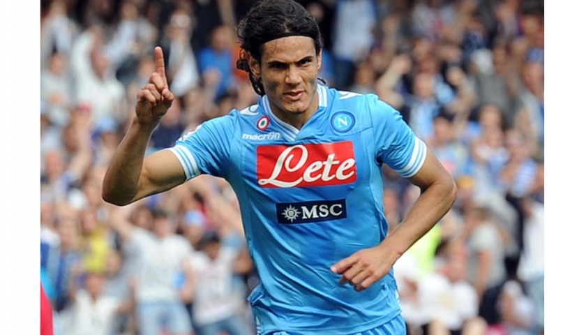 Cavani's Napoli Match Shirt, 2012/13