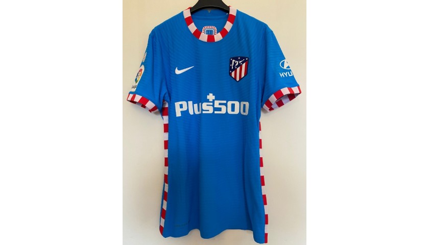 Atletico de Madrid Home Jersey 2021-22 KITROOM ISSUE short sleeve GRIEZMANN  8