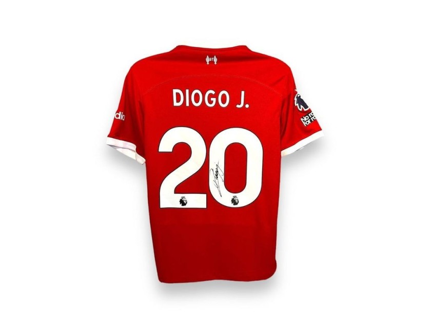 Diogo Jota's Liverpool 2023/24 Signed Replica Shirt