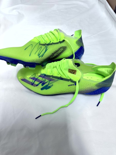 Muriqi's Signed Adidas Match-Issued Shoes