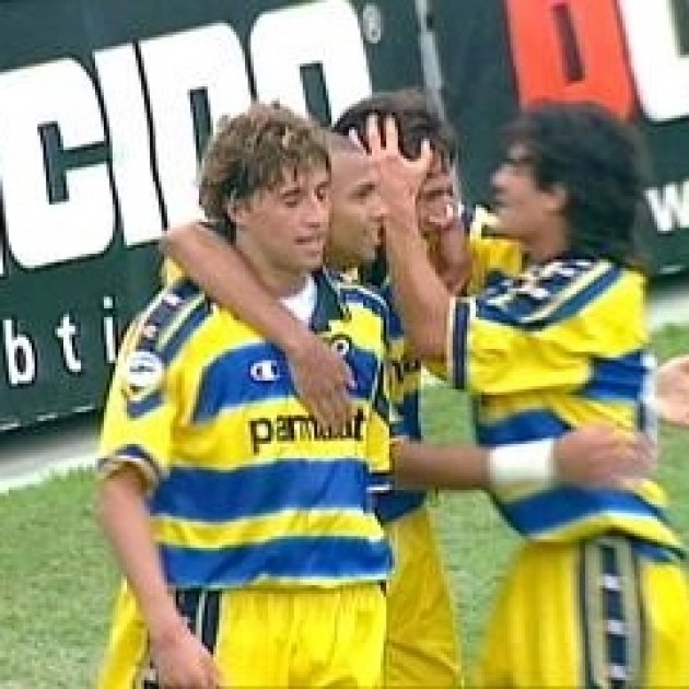 Crespo Parma match worn shirt, Serie A 1999/2000
