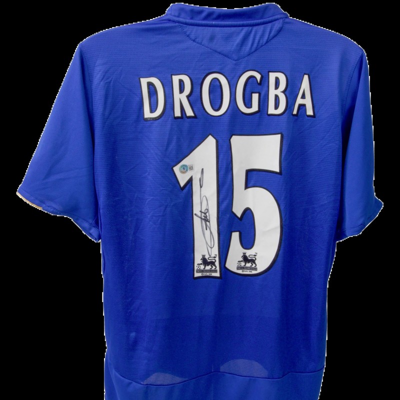 Didier Drogba's Chelsea FC Signed Replica Shirt