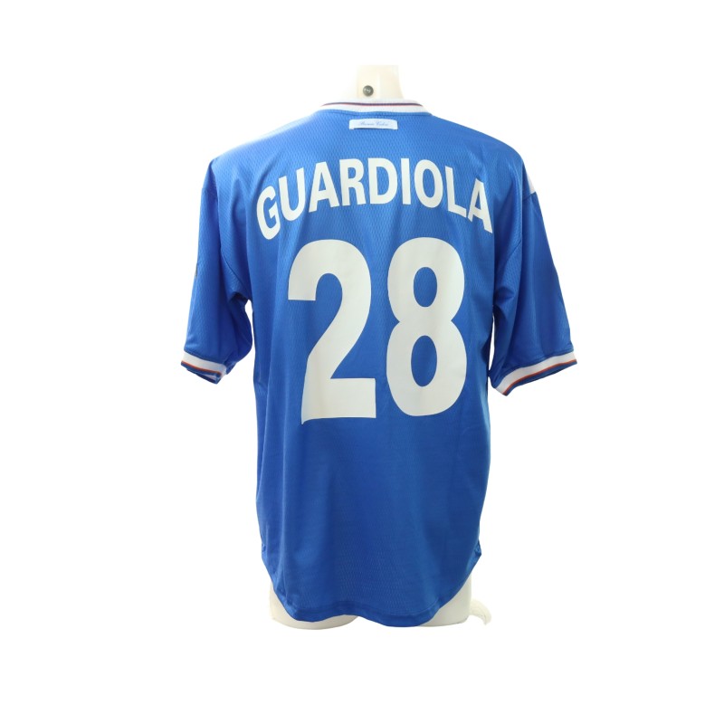 Guardiola's Brescia Match-Issued Shirt, 2001/02