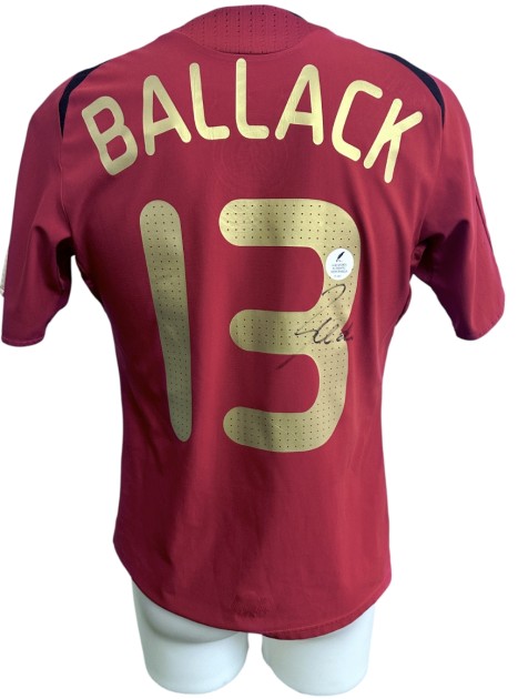 Ballack's Germany Signed Official Shirt, 2004/05