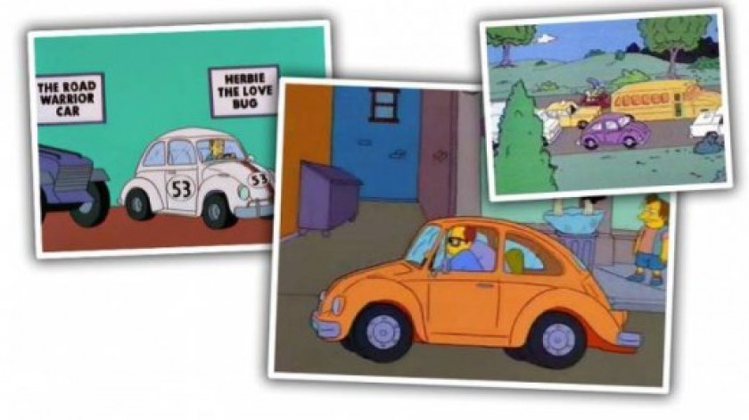 The Simpsons - Original Artwork of Car 