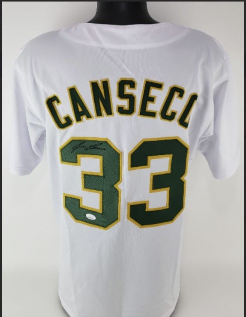 Custom 'Chemist' Jersey Signed by Jose Canseco