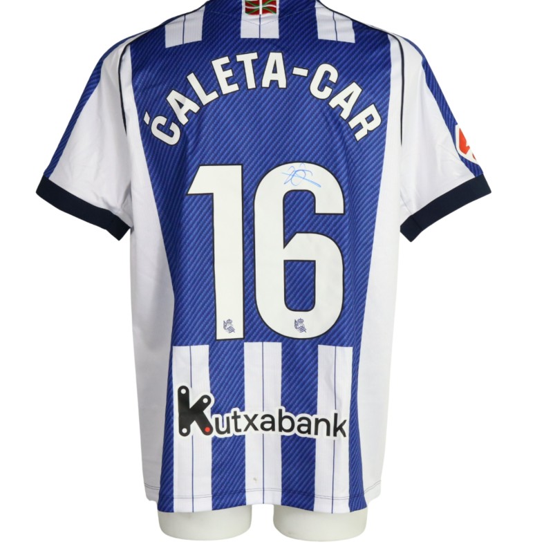 Caleta-Car's Signed Unwashed Shirt, Real Sociedad vs Oviedo 2026