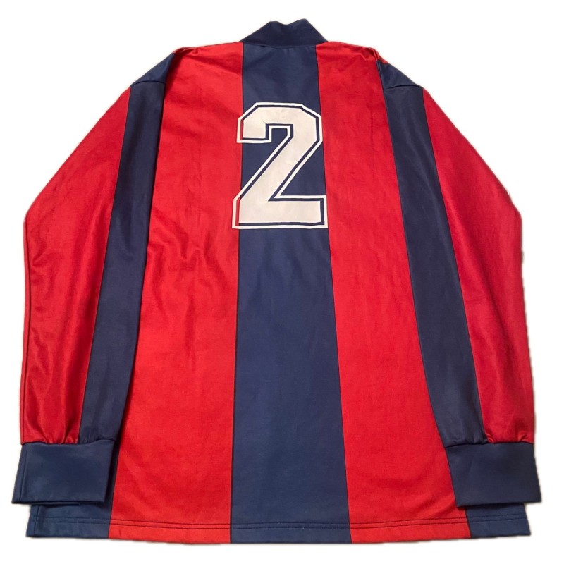 Biondo's Match-Issued Shirt Bologna vs Inter 1991