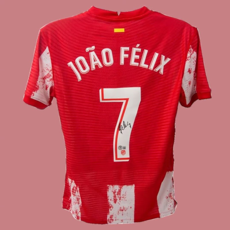 Joao Felix's Atletico Madrid Signed Replica Shirt