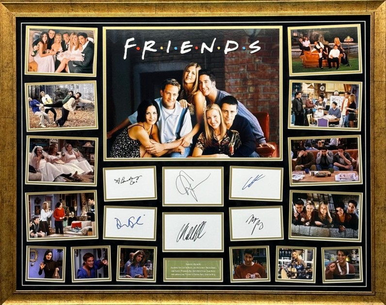 Friends Cast Members Signed Photo Display