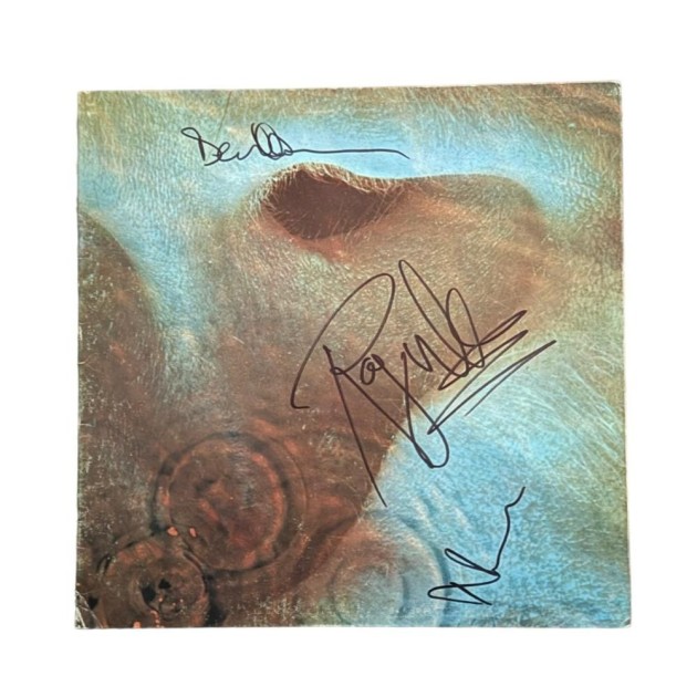 Pink Floyd Signed Meddle Vinyl LP