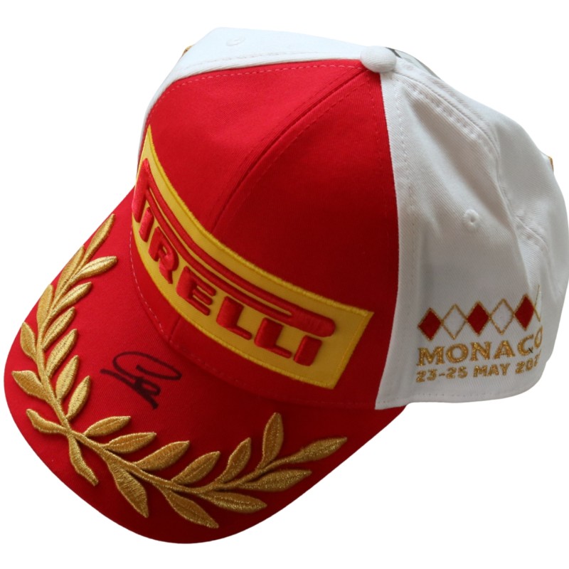 Pirelli Podium 1st Place GP Monaco Official Cap - Signed by Hamilton