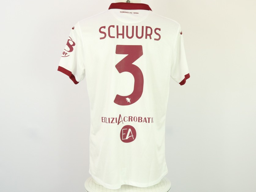 Schuurs' Torino Match Shirt, 2022/23 - Special Patch