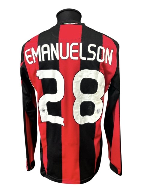 Emanuelson's Milan Match-Worn Shirt, 2010/11