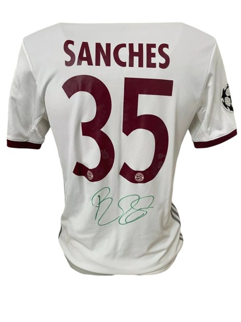 Sanches' Bayern Monaco Signed Official Shirt, 2016/17