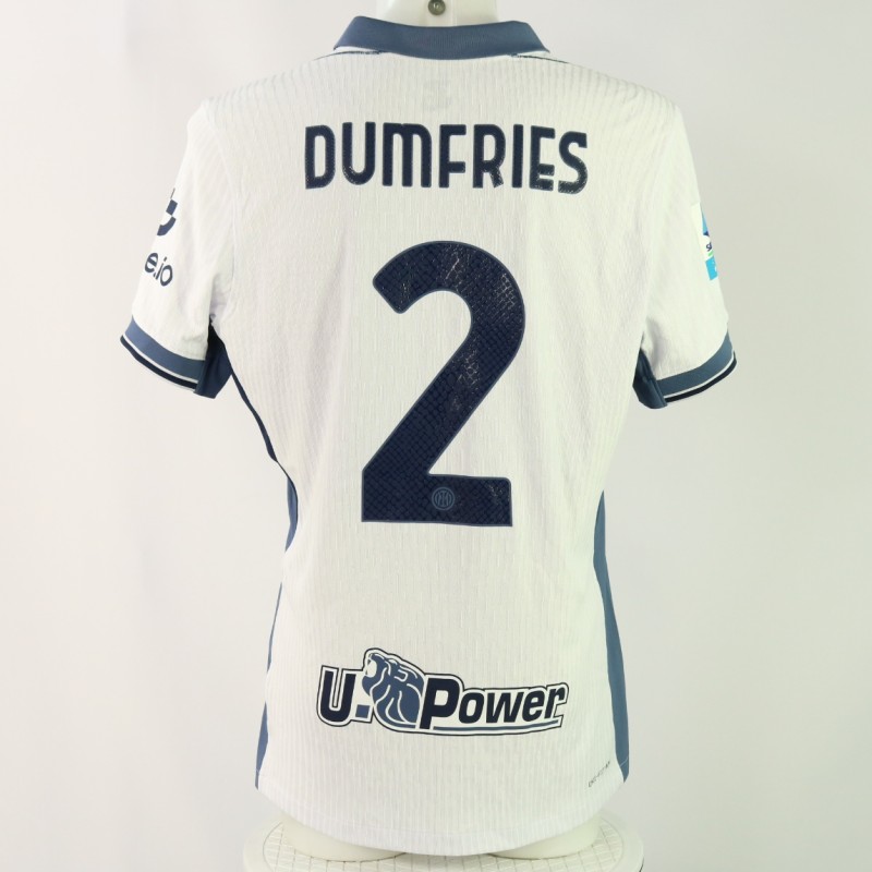 Dumfries' Inter Match-Issued Shirt, 2024/25