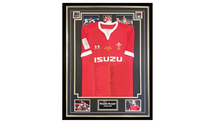Wales Rugby Shirt - Signed Six Nations Shirt 