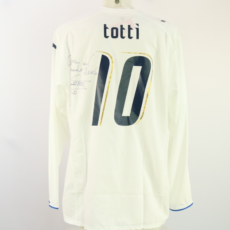 Maglia Totti Italia, preparata 2006 - Autografata