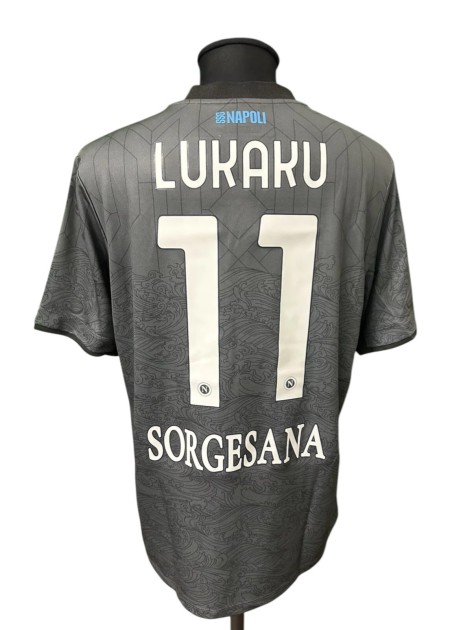 Lukaku's Issued Shirt, Lazio vs Napoli 2024