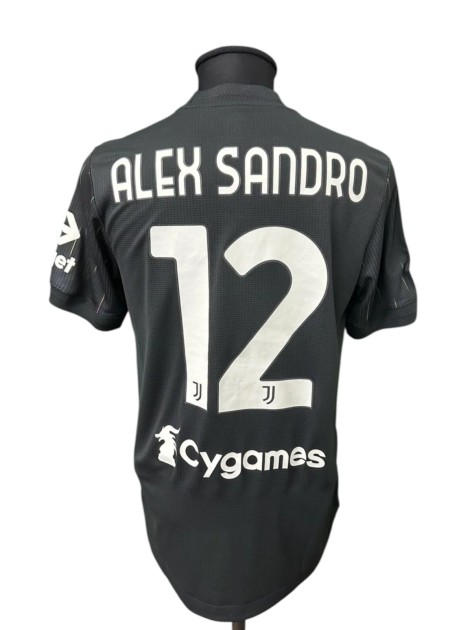 Alex Sandro's Juventus Match-Worn Shirt, 2021/22
