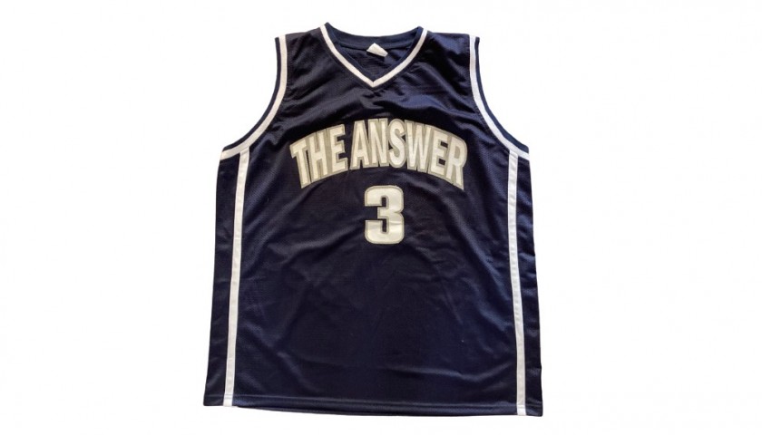 Allen Iverson Official Signed Jersey - CharityStars