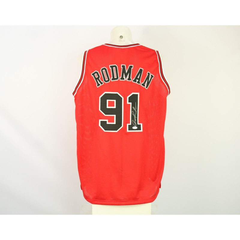 Rodman Replica Chicago Signed Jersey