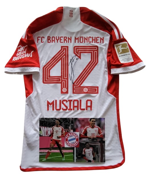 Maglia Preparata Musiala Bayern Monaco vs Magonza, 2024 - Autografata