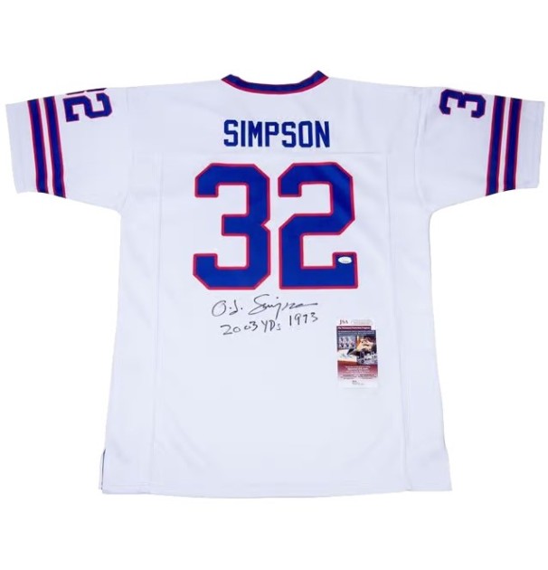 O. J. Simpson's Buffalo Bills Signed Jersey