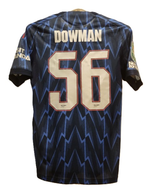 Maglia gara Dowman Arsenal Coppa di Lega 2025/26, vs Port Vale