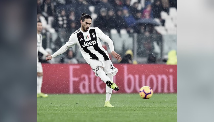 Caceres' Worn Shirt, Juventus-Frosinone 2019