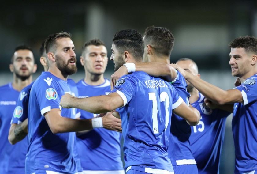 Papoulis' Cyprus Worn Shirt, Euro 2020 Qualifiers - CharityStars