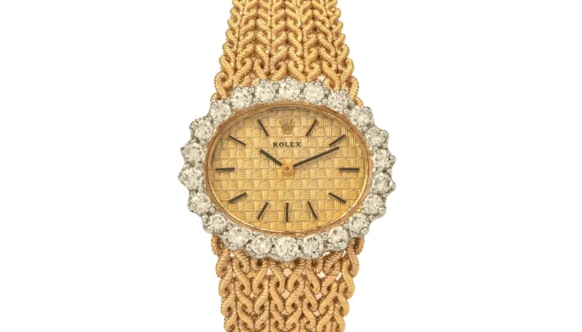 RARE Ladies Diamond Rolex Vintage Watch