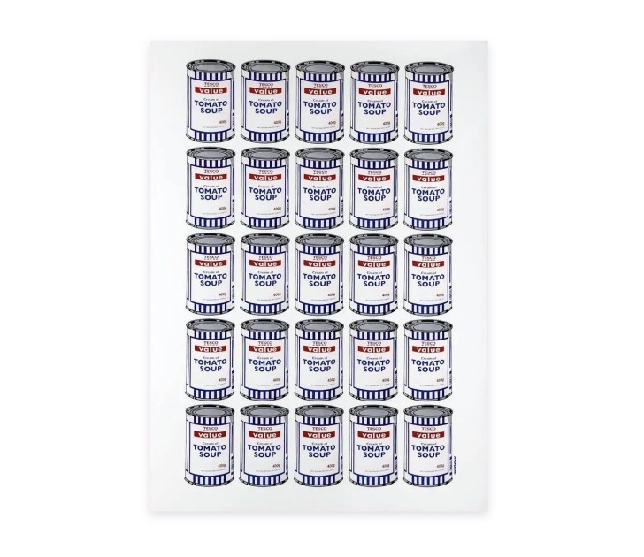 "Soup Can Poster" di Banksy