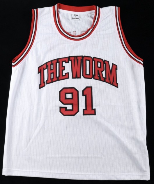 Dennis Rodman Signed 'The Worm' Jersey - CharityStars