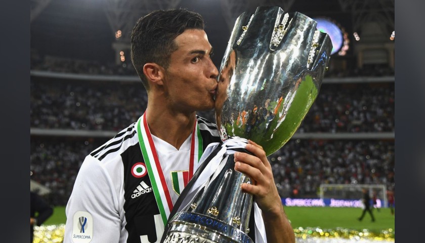 Ronaldo's Match-Issue/Worn and Signed Shirt, Supercoppa Italiana 