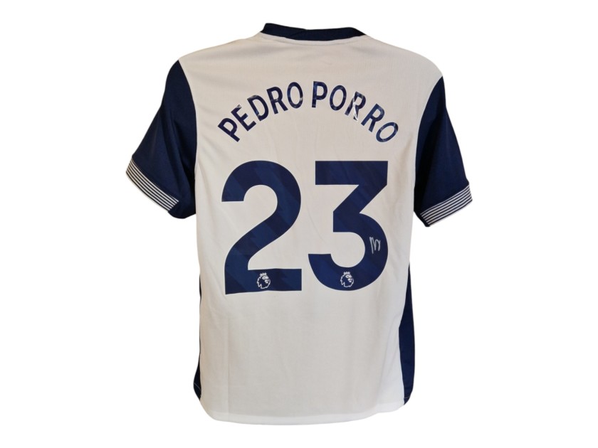 Pedro Porro's Tottenham FC 2024/25 Signed Replica Shirt