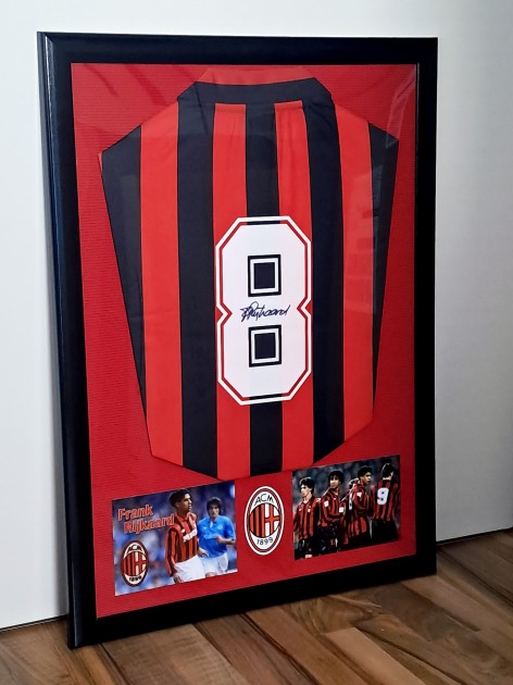 Frank Rijkaard's AC Milan 1988/89 Signed and Framed Shirt