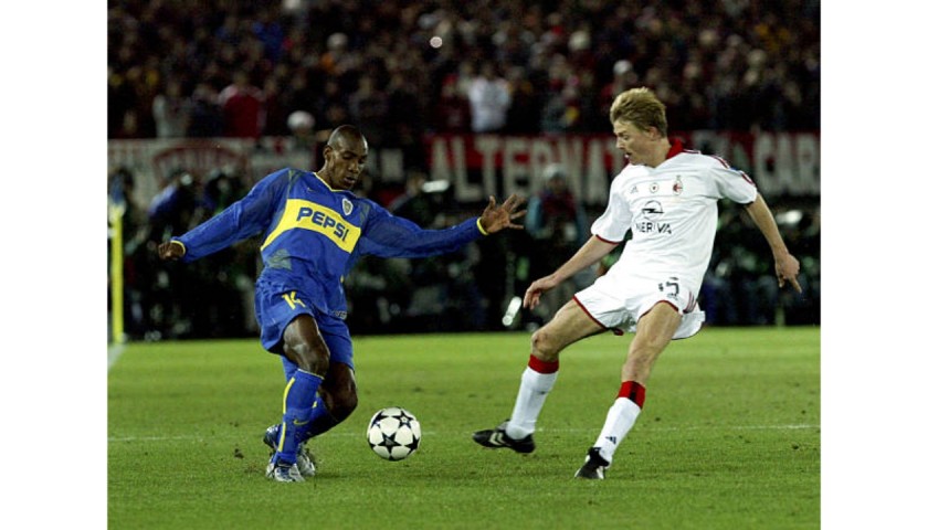 Tomasson's Match Issued Shirt, AC Milan-Boca Juniors 2003
