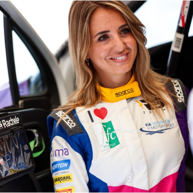 Tuta gara rally indossata e autografata, pilota Rachele Somaschini – Campionato Italiano Rally 2023