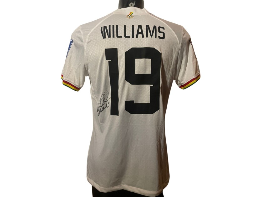 Iñaki Williams Ghana Replica Shirt, 2022 - Signed with video evidence