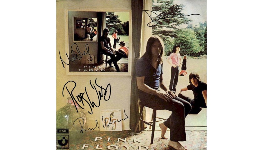 Pink Floyd Record with Printed Signatures