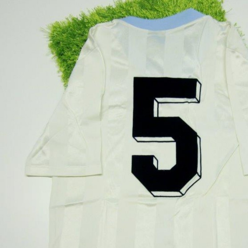 Miguel Bossio match worn shirt, Argentina-Uruguay, World Cup 1986