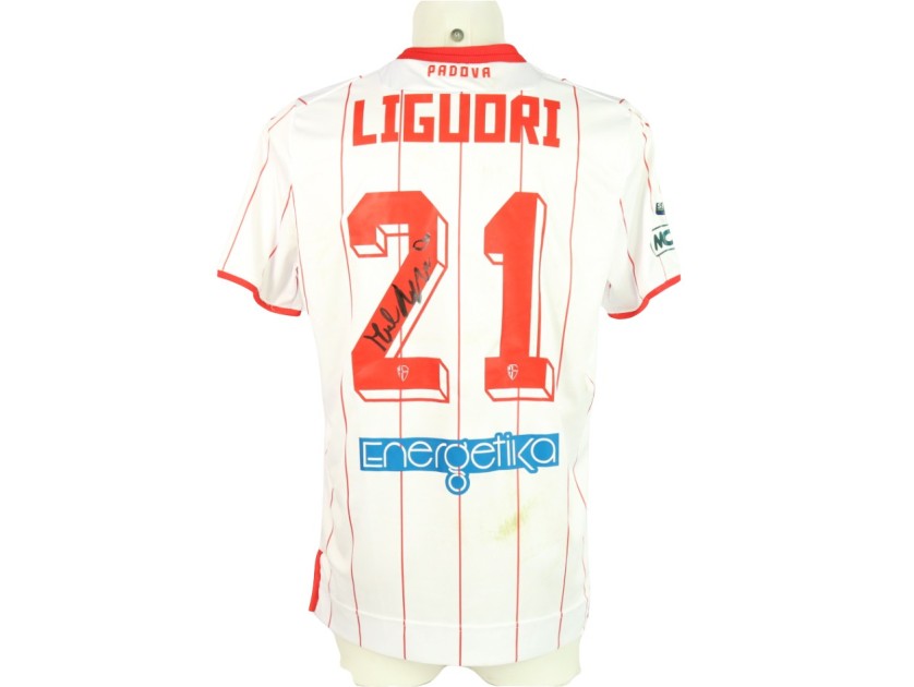 Maglia Liguori unwashed Padova vs Alessandria 2024 - Autografata