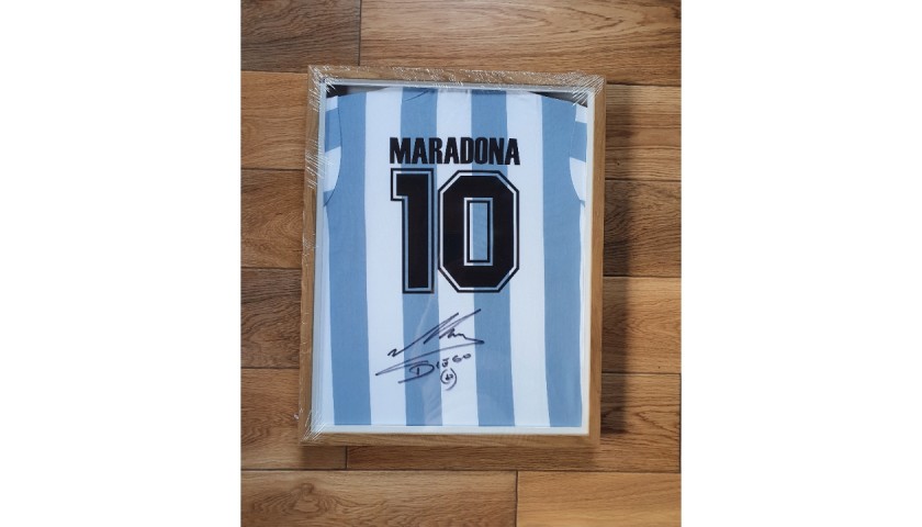 Maradona's Official Argentina Signed Shirt, 1986 - CharityStars
