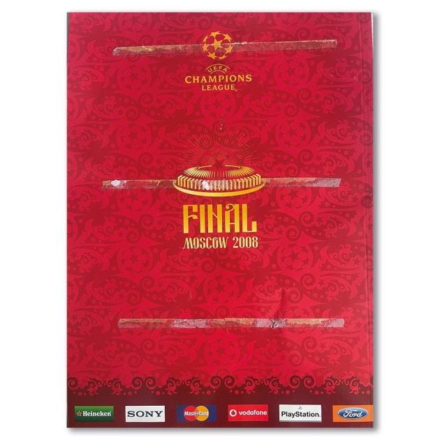 Manchester United 2008 Squad Multi Signed Champions League Final