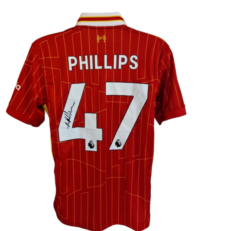 Nat Phillips' Liverpool 2024/25 Signed Replica Shirt